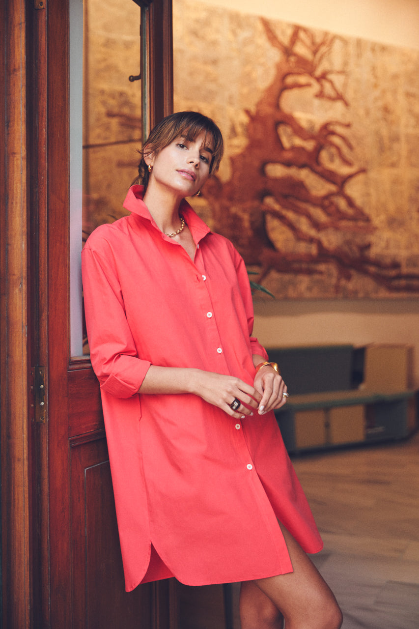 POPLIN SHIRT DRESS NO10