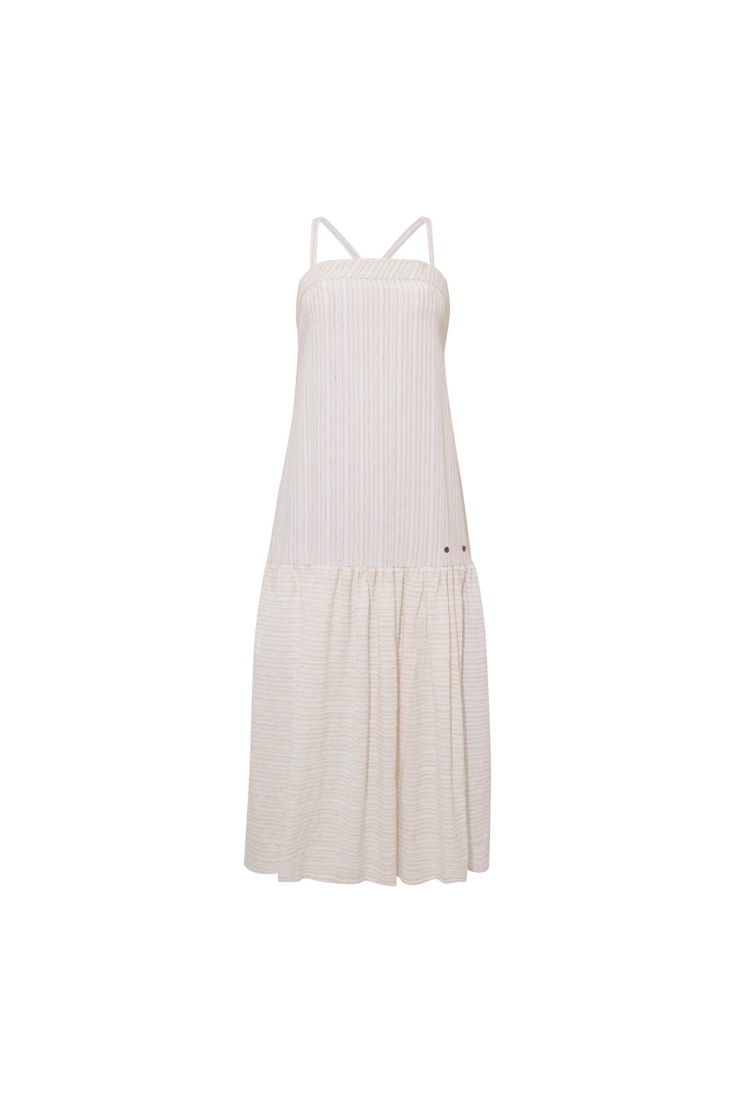 NO13 PICNIC DRESS - HANDWOVEN