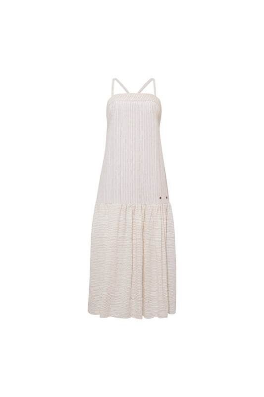 NO13 PICNIC DRESS - HANDWOVEN
