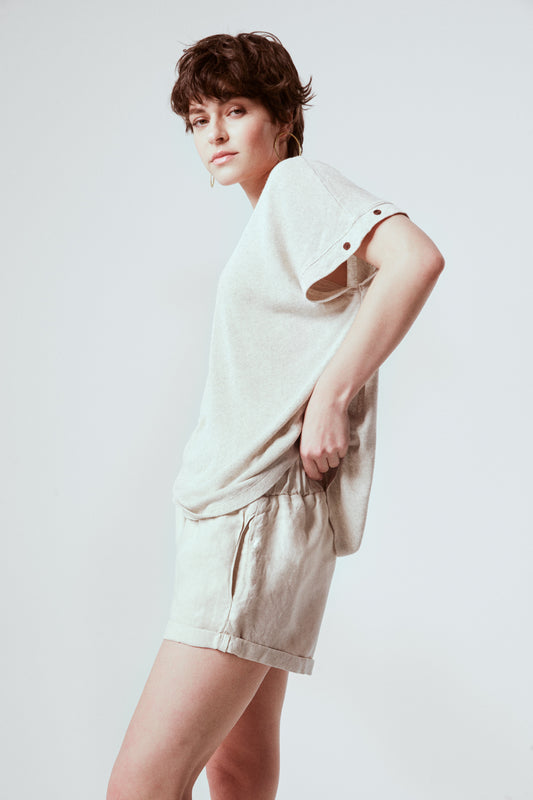 LINEN SHORTS