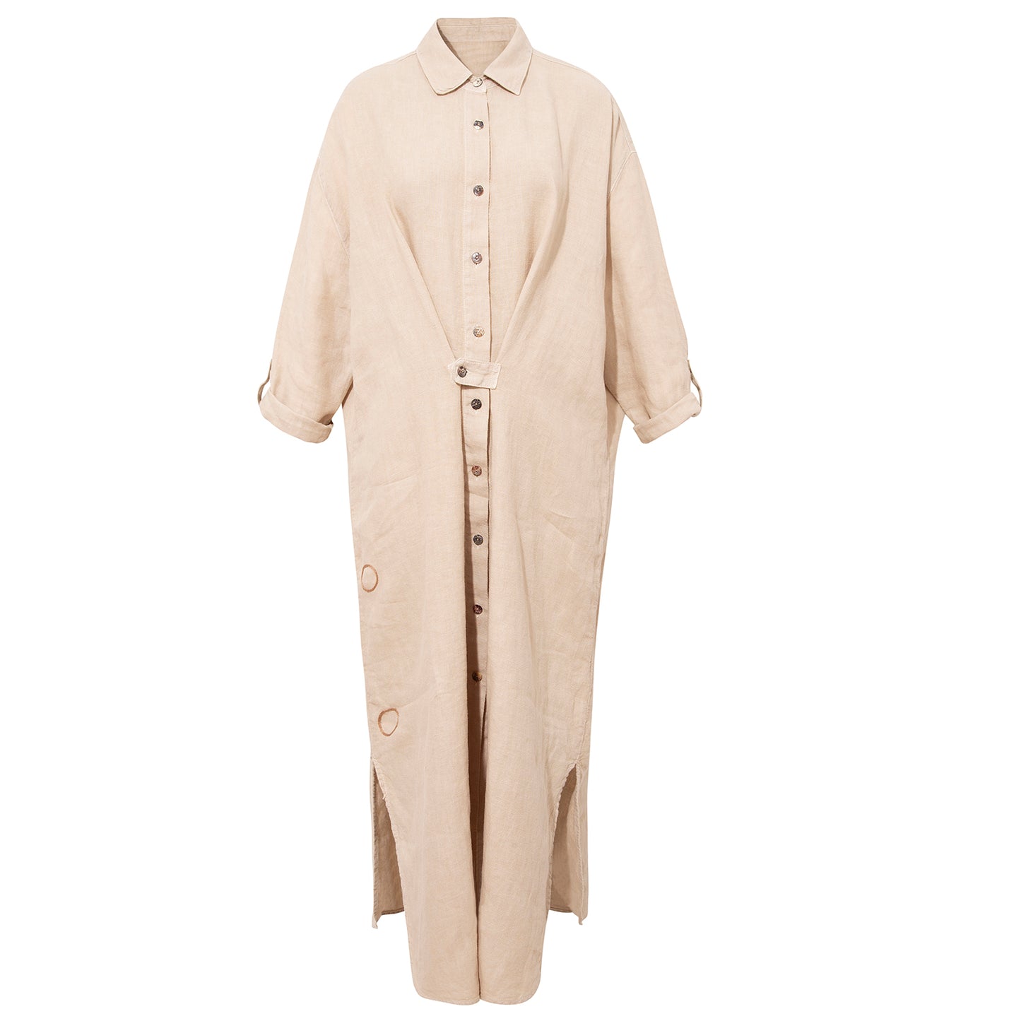 LINEN SHIRT DRESS NO14