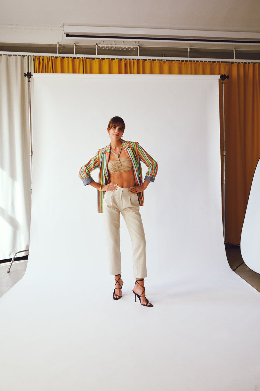 GİYİ BLAZER SPRING STRIPES