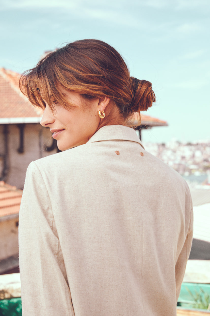 GİYİ BLAZER LINEN-COTTON
