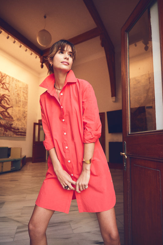 POPLIN SHIRT DRESS NO10
