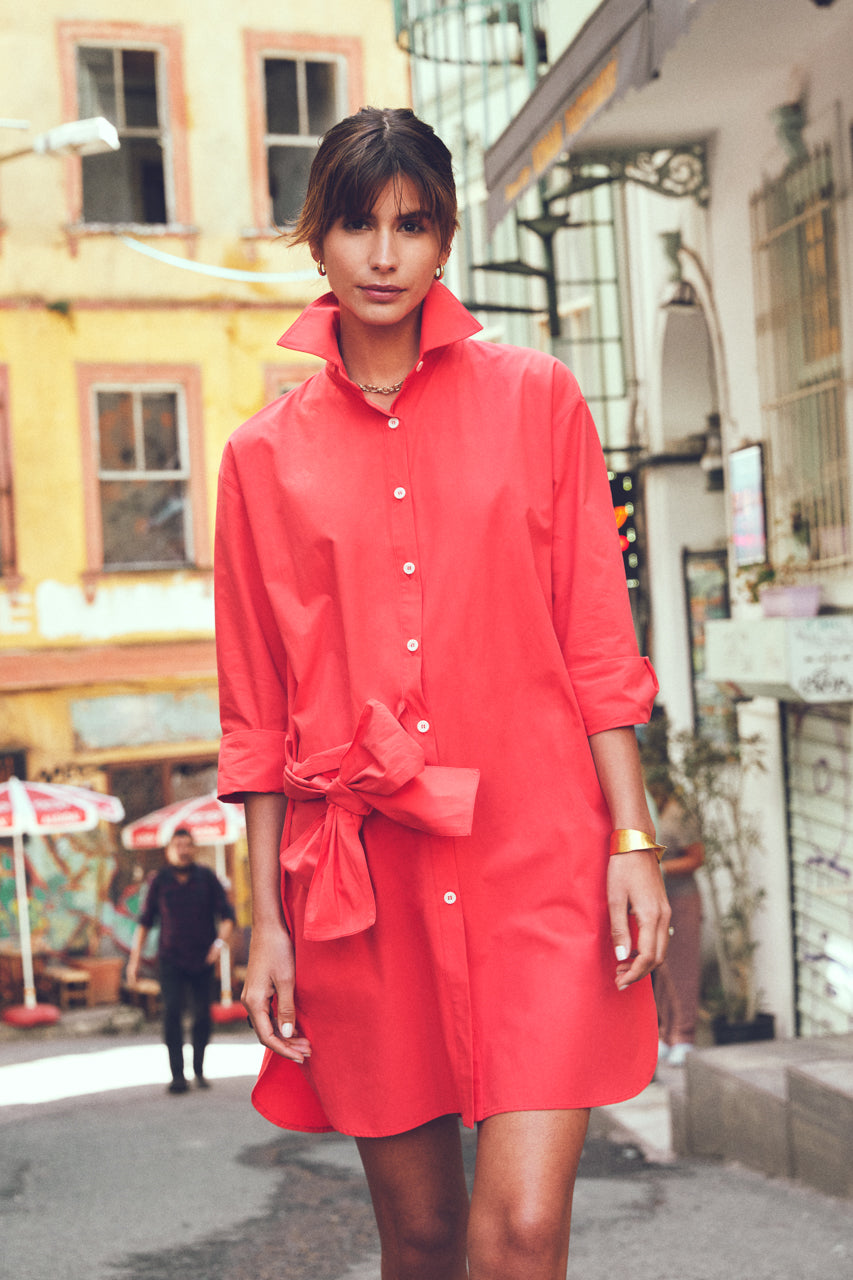 POPLIN SHIRT DRESS NO10