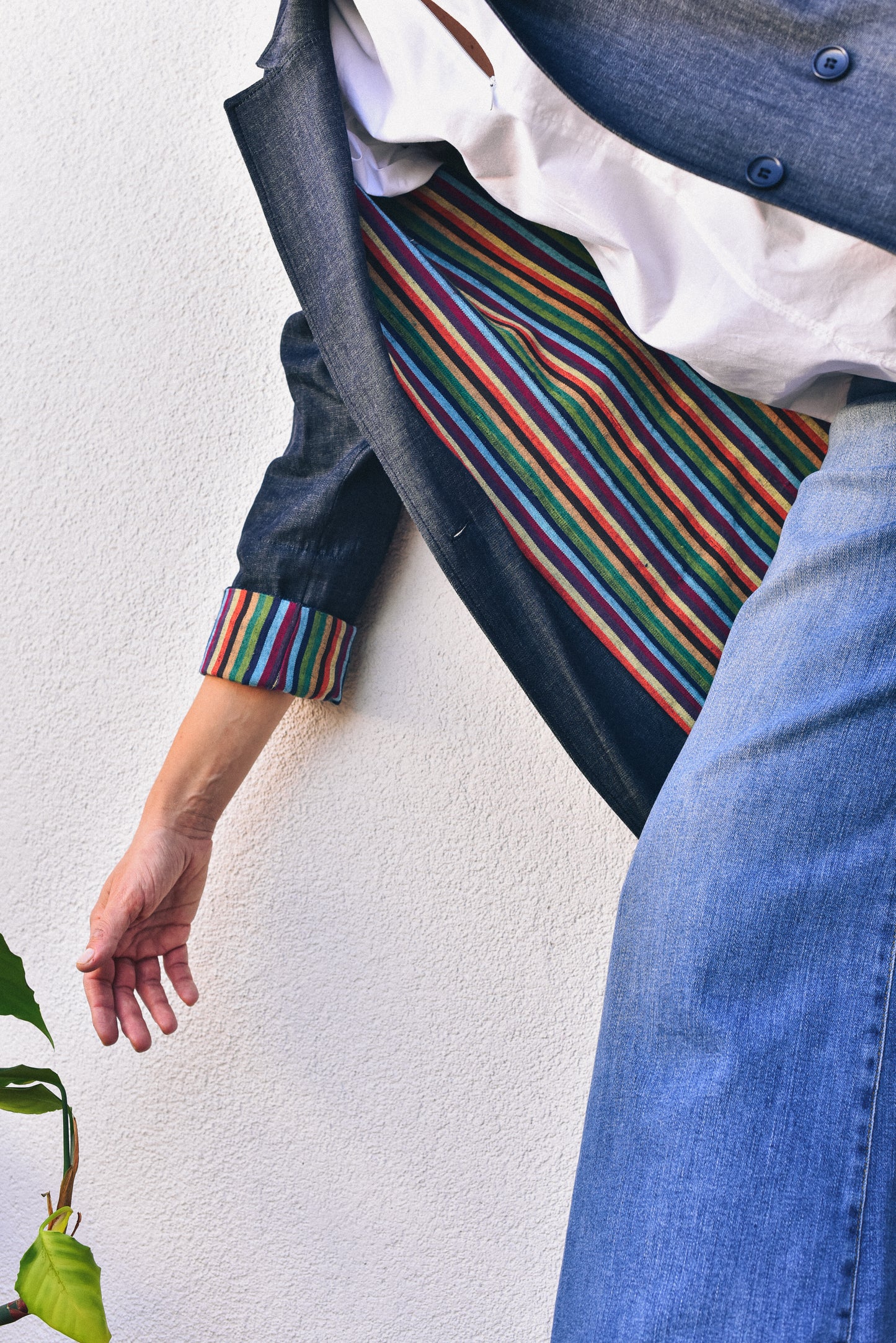 GİYİ ORGANIC DENIM BLAZER