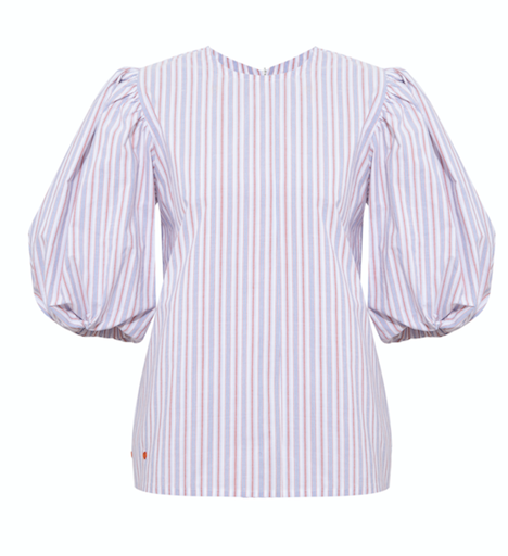 BACK TO FRONT TOP IN POPLIN
