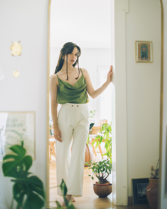 STRAIGHT LEG CROP PANT