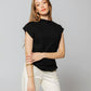 DOUBLE-SIDED - ASYMMETRICAL COLLAR TOP