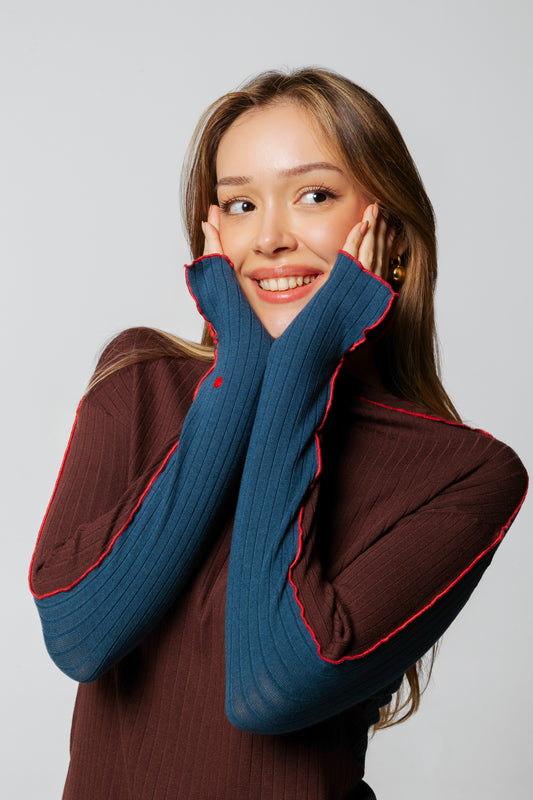 DOUBLE-SIDED - CASHMERE TOP