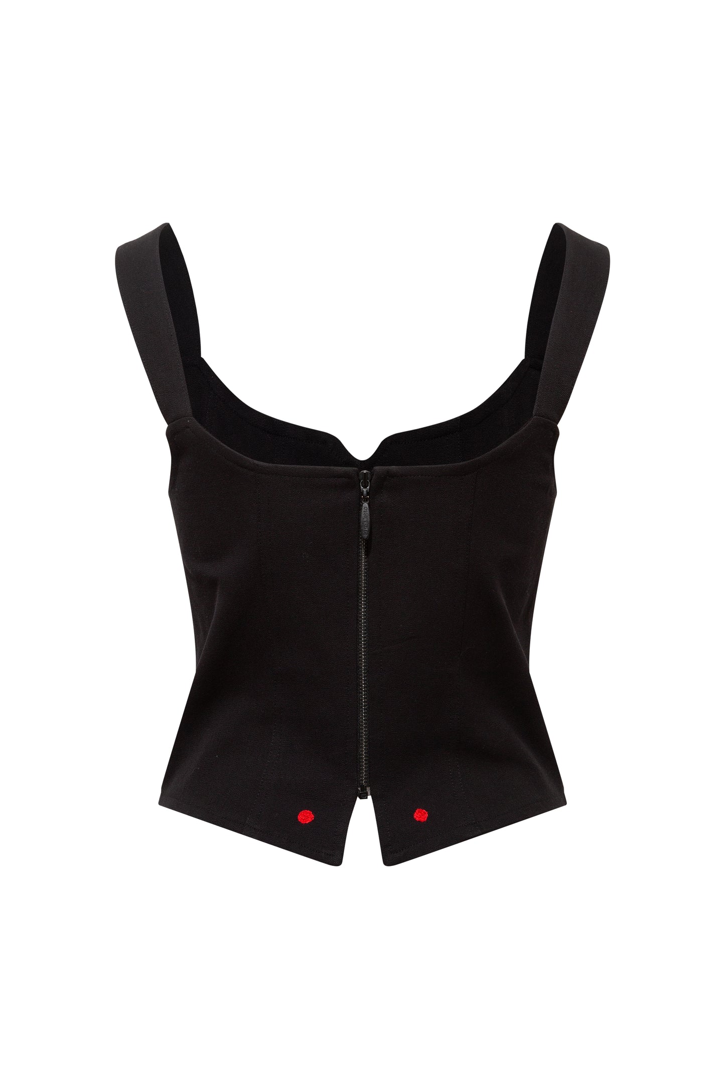 GİYİ BUSTIER TOP BLACK